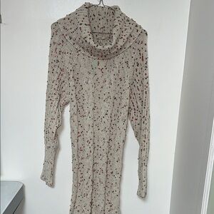 Cozy Cream Knit Dress